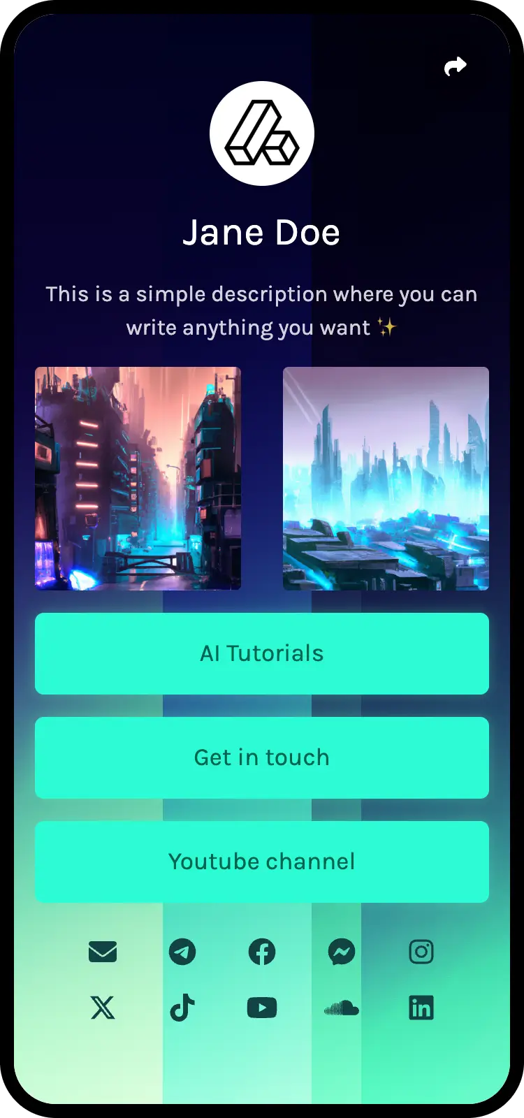 Biolink sayfa örneklerinin ekran görüntüsü